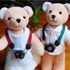 訂製熊熊_戴相機的情侶熊